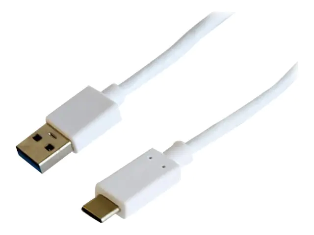 Helos - USB-Kabel - 24 pin USB-C (M) zu USB Typ A (M) - USB 3.1 - 1 m - weiß Helos - USB-Kabel - 24 pin USB-C (M) zu USB Typ A (M) - USB 3.1 - 1 m - weiß