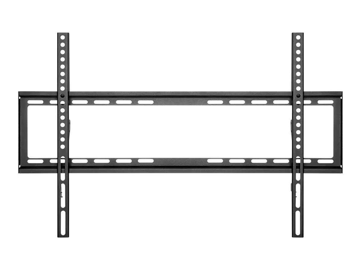 Goobay Basic - Befestigungskit (fest angebrachte Wandhalterung) - Groß - für LCD-Display / Curved LCD-Display - Stahl - Schwarz - Bildschirmgröße: 94-177.8 cm (37"-70") 49732