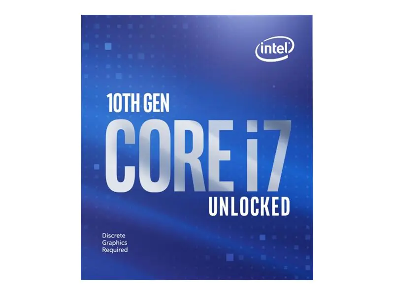 Intel Core i7 10700KF - 3.8 GHz - 8 Kerne - 16 Threads - 16 MB Cache-Speicher - LGA1200 Socket - Box (ohne Kühler)