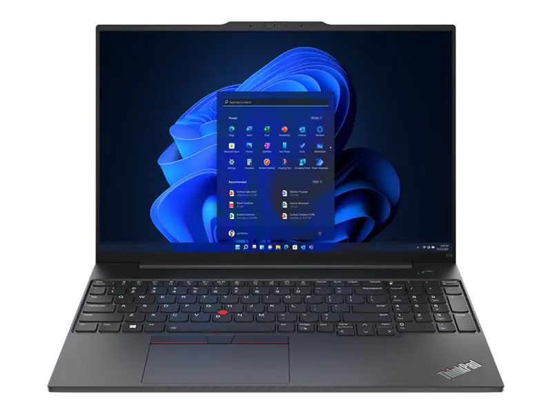 Lenovo ThinkPad E16 Gen 1 21JT - AMD Ryzen 7 7730U / 2 GHz - Win 11 Pro - Radeon Graphics - 16 GB RAM - 512 GB SSD TCG Opal Encryption 2, NVMe - 40.6 cm (16") IPS 1920 x 1200 - Wi-Fi 6 - Graphite Black - kbd: Deutsch - mit 1 Jahr Lenovo Premier Support
