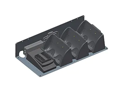 HONEYWELL Datamax Multi-Bay Charging Kit, RL series, 3-Upright Unit & 2 Battery Depot Charger