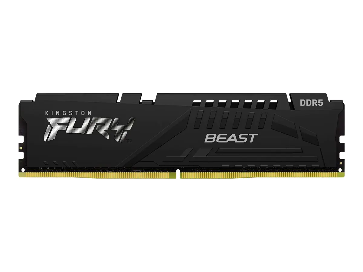 Kingston FURY Beast - DDR5 - Modul - 16 GB - DIMM 288-PIN - 5600 MHz / PC5-44800 - CL40 - 1.25 V - ungepuffert - on-die ECC - Schwarz