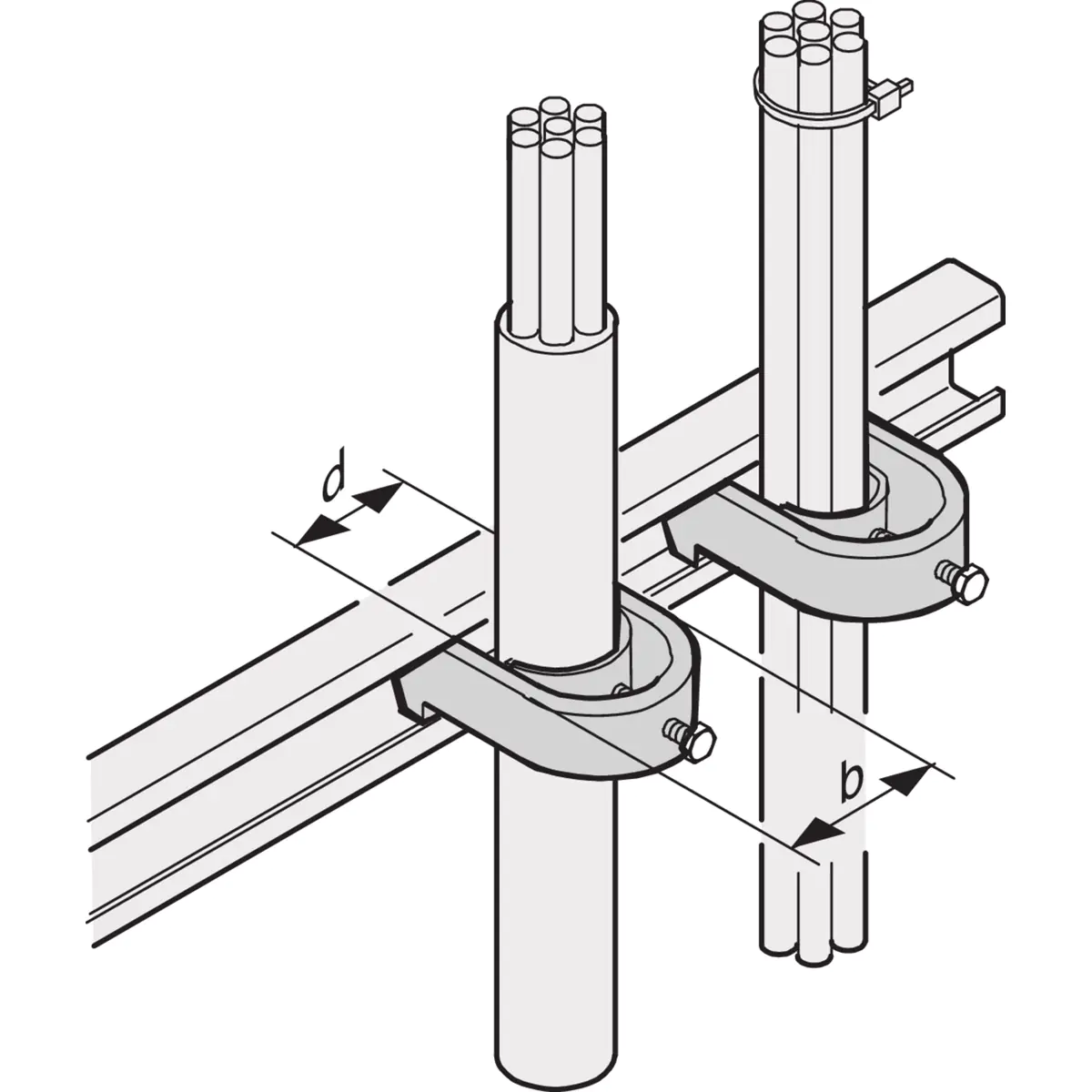 SCHROFF eurorack - Rack-Kabelführungsring - 48.3 cm (19")