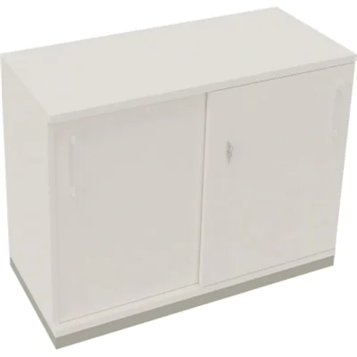 Schiebetürenschrank 2OH B1000xT442xH781mm si/Diamant Weiß Schiebetürenschrank 2OH B1000xT442xH781mm si/Diamant Weiß