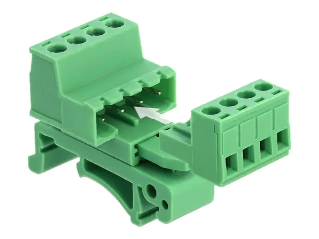 Delock Netzanschlussadapter-Kit - grün 66079