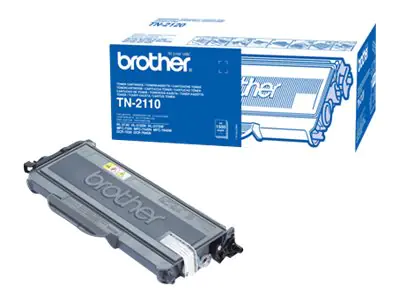 Brother TN2110 - Schwarz - Original - Tonerpatrone - für Brother DCP-7030, 7040, 7045, HL-2140, 2150, 2170, MFC-7320, 7440, 7840; Justio DCP-7040