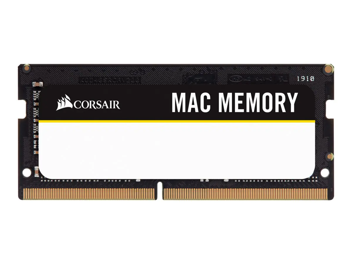 CORSAIR Mac Memory - DDR4 - kit - 64 GB: 2 x 32 GB - SO DIMM 260-PIN - 2666 MHz / PC4-21300 - CL18 - 1.2 V - ungepuffert - non-ECC