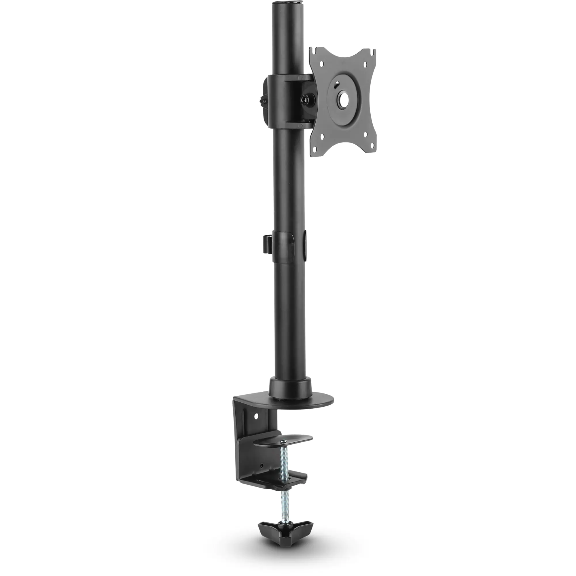 InLine Desk Bracket - Befestigungskit (Stange, Halter, VESA-Halterung) - für LCD-Display - Schwarz - Bildschirmgröße: 68.6 cm (27") - Klemmmontage, Tülle