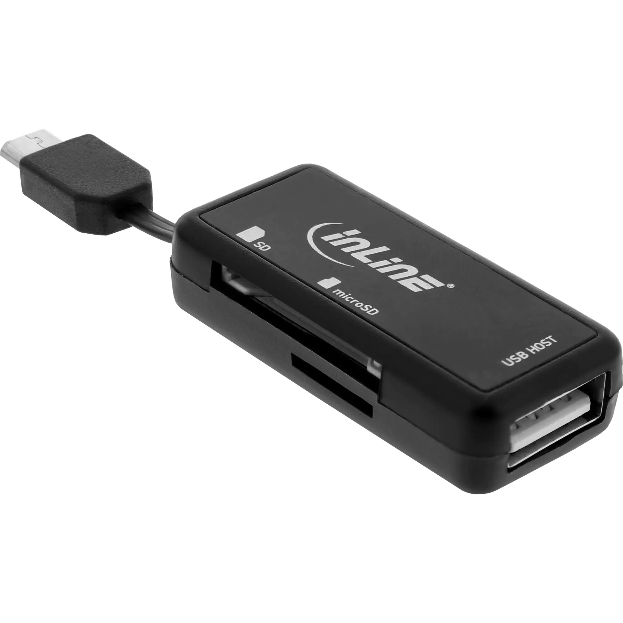 InLine - Kartenleser (microSD, microSDHC, MMC, SD, SDHC, SDXC, microSDXC) - USB InLine - Kartenleser (microSD, microSDHC, MMC, SD, SDHC, SDXC, microSDXC) - USB
