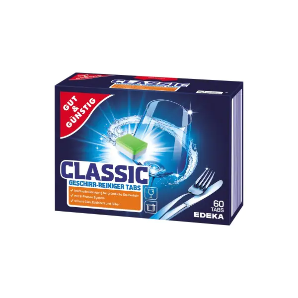 GUT & GÜNSTIG Spülmaschinentabs 246200 60 St./Pack
