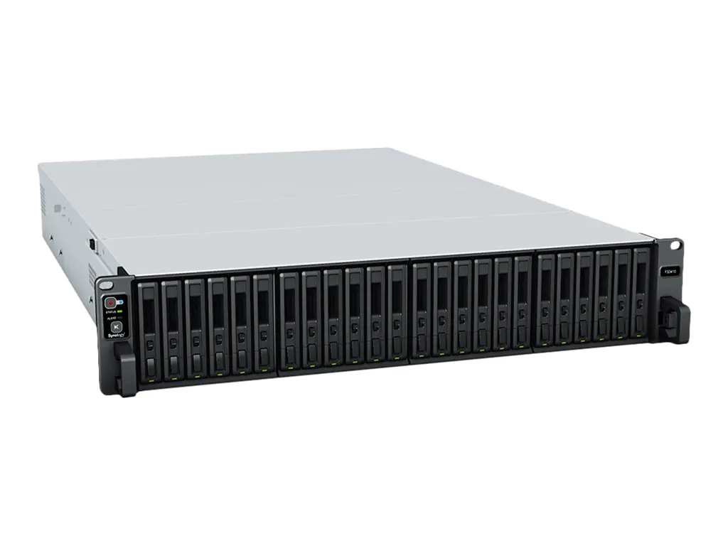 Synology FlashStation FS3410 - NAS-Server - 24 Schächte - Rack - einbaufähig - RAID RAID 0, 1, 5, 6, 10, JBOD, RAID F1 - RAM 16 GB - 10 Gigabit Ethernet - iSCSI Support - 2U