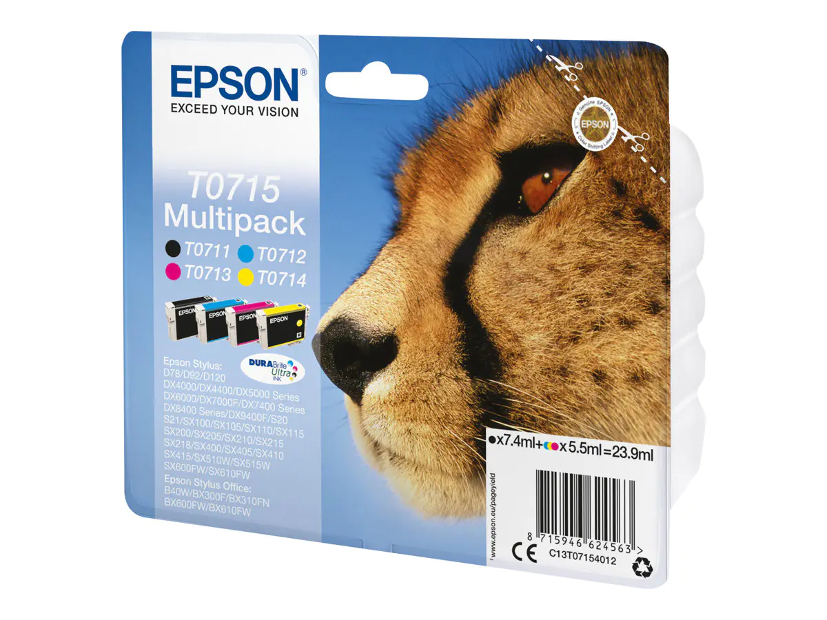 Epson T0715 Multipack - 4er-Pack - 23.9 ml C13T07154012