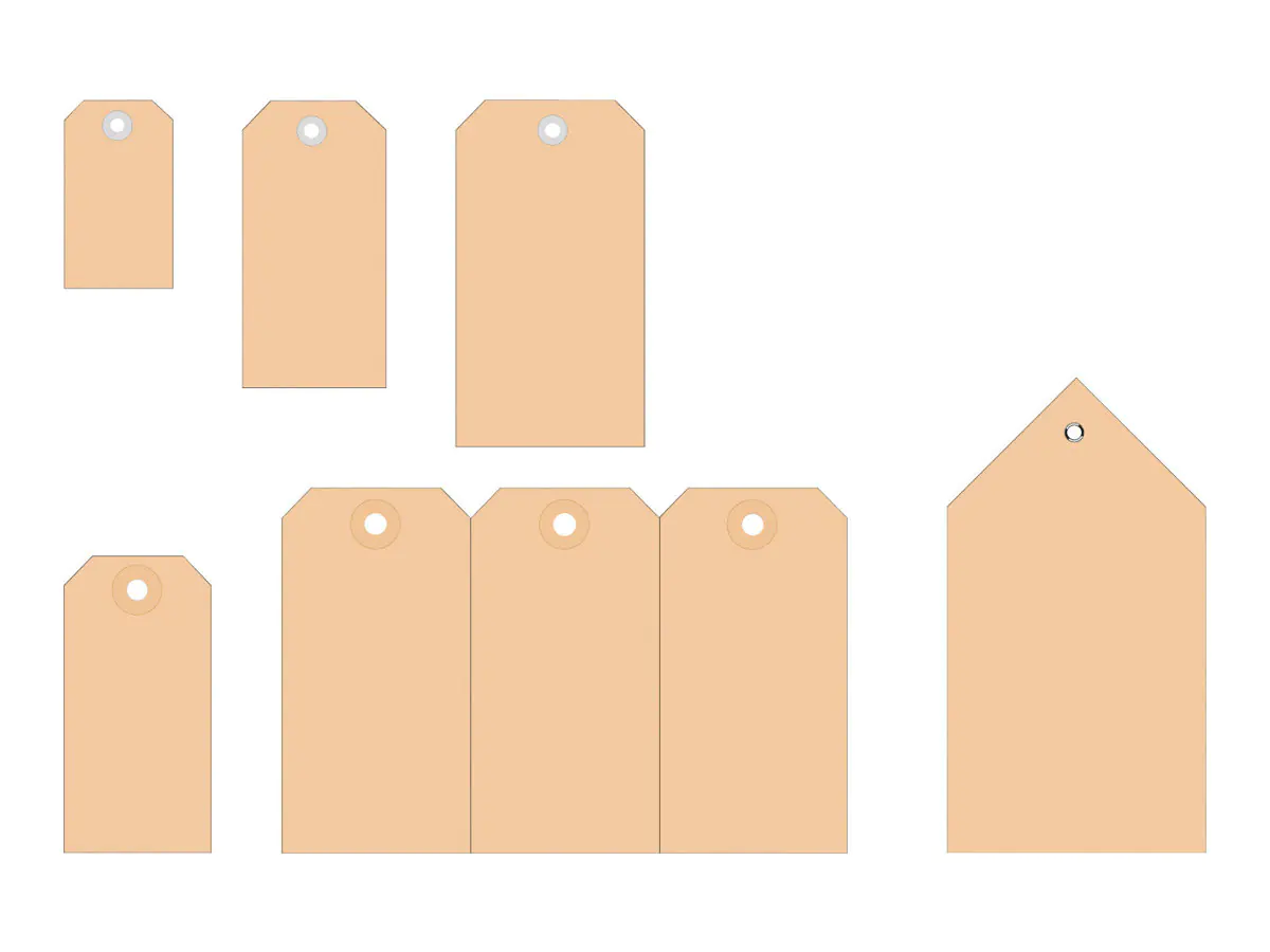 HERMA Anhängezettel 6045 48x95mm Pappöse 1.000 St./Pack.