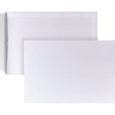 POSTHORN Versandtasche DIN C4 229 x 324 mm (B x H) ohne Fenster 90g/m² mit Haftklebung Papier ohne Fadenverstärkung weiß 250 St./Pack.