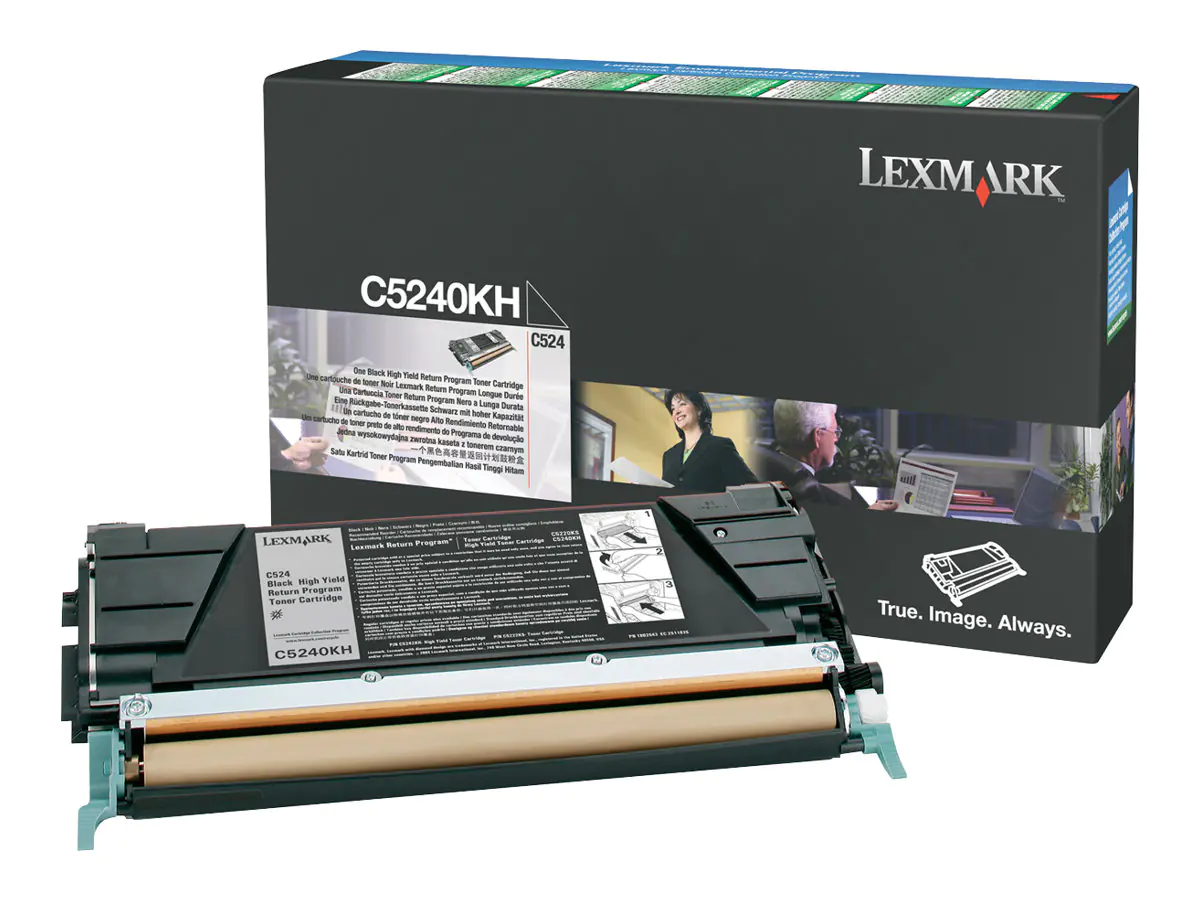 Lexmark Hohe Ergiebigkeit - Schwarz - original C5240KH