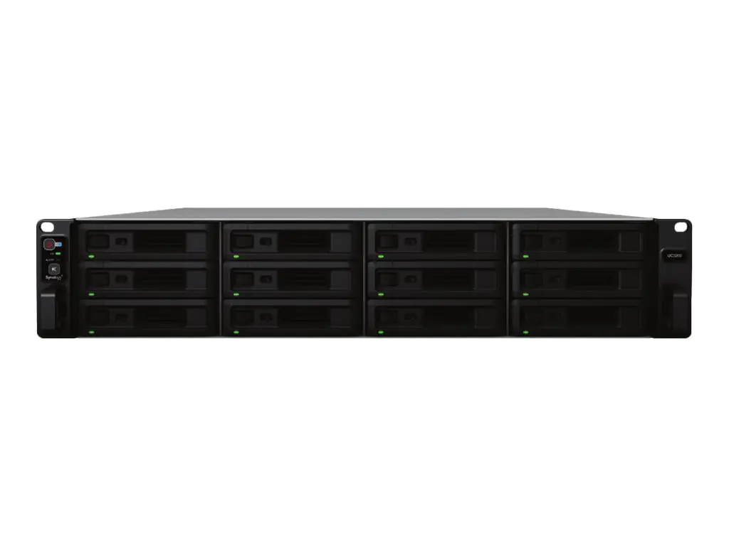 Synology Unified Controller UC3200 - Festplatten-Array - 12 Schächte (SAS) - SAS (extern) - Rack - einbaufähig - 2U