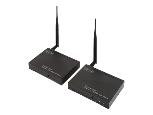 DIGITUS DS-55314 - HDMI Extender / Splitter Set - drahtlose Video-/Audio-/Infrarot-Erweiterung - bis zu 100 m