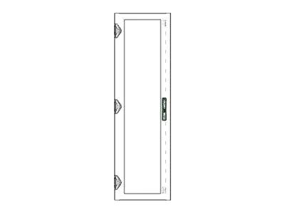 SCHROFF VARISTAR - Rack-Tür (verglast) - RAL