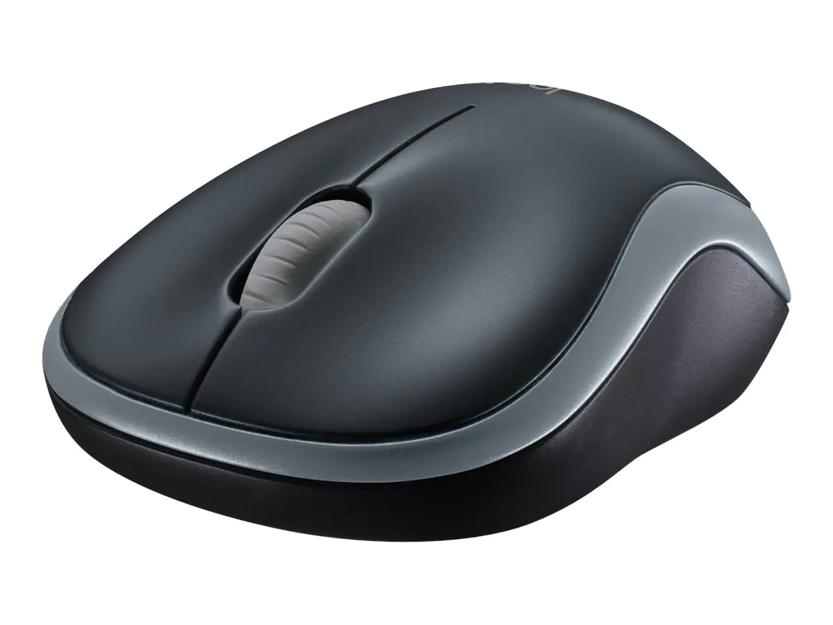 Logitech M185 - Maus - optisch - kabellos - 2.4 GHz - kabelloser Empfänger (USB) 910-002235