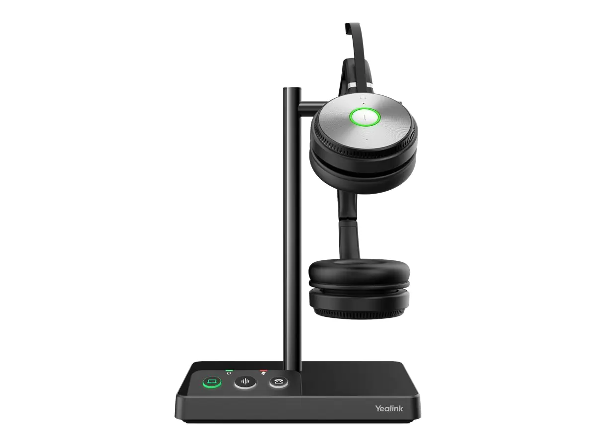 Yealink WH62 Dual - Headset - On-Ear - DECT - kabellos - WH62_DUAL_UC