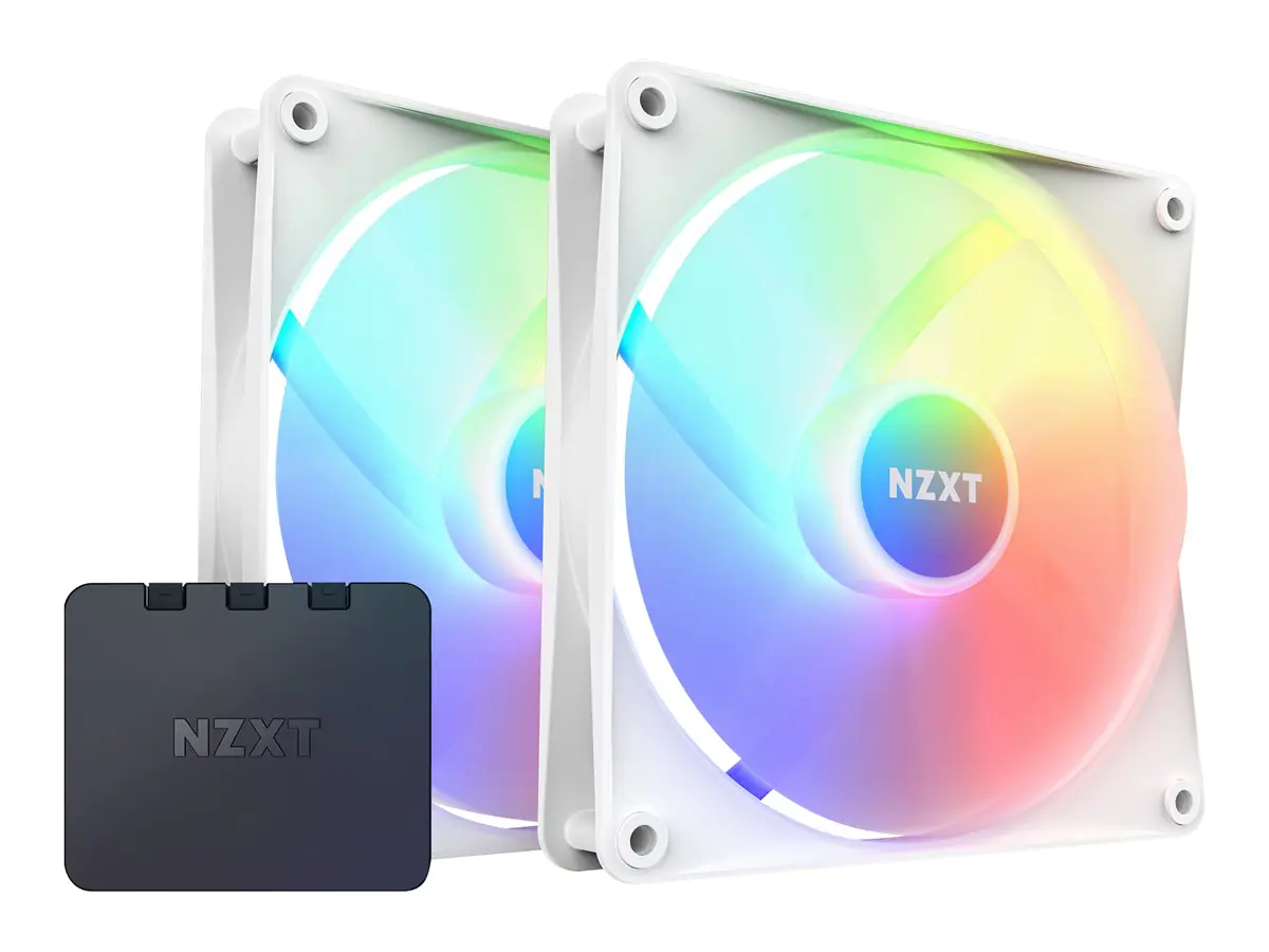 NZXT F Series F140 RGB - Gehäuselüfter - 140 mm - Schwarz (Packung mit 2)