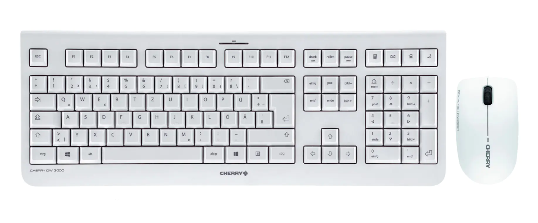 Cherry DW3000 Wireless Desktop USB hellgrau JD-0710DE-0 Cherry DW3000 Wireless Desktop USB hellgrau JD-0710DE-0