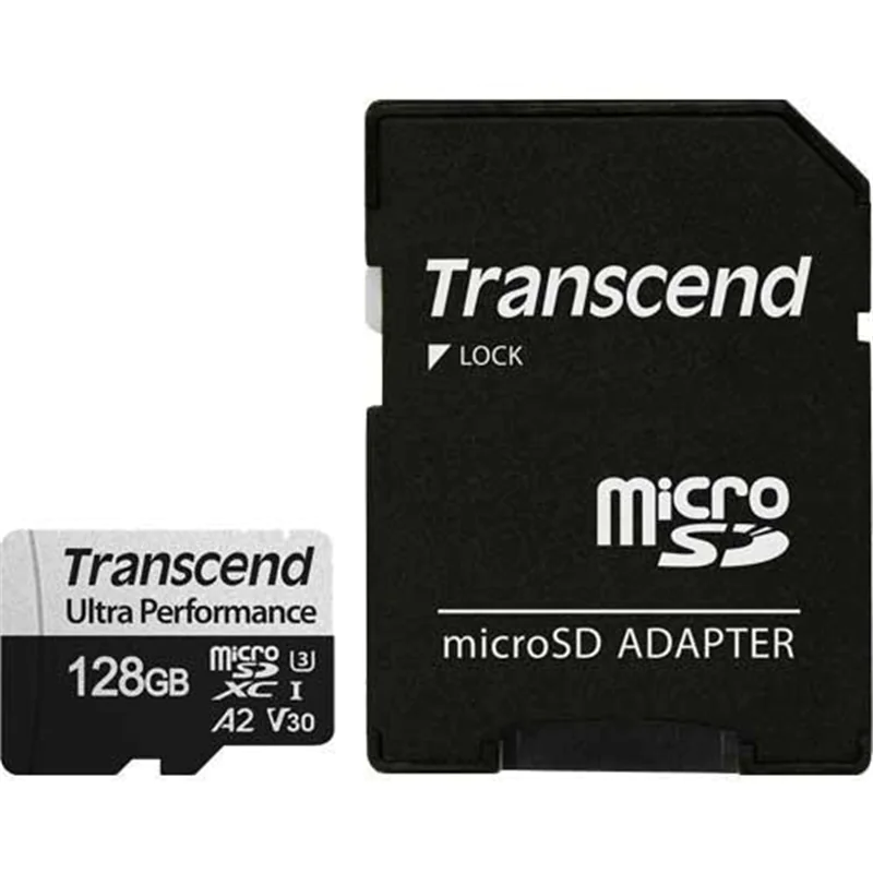 Transcend 340S - Flash-Speicherkarte - 128 GB - A2 / Video Class V30 / UHS-I U3 / Class10 - microSDXC Transcend 340S - Flash-Speicherkarte - 128 GB - A2 / Video Class V30 / UHS-I U3 / Class10 - microSDXC