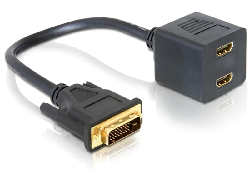 Delock - Videokabel - HDMI (W) zu DVI-D (M) - 20 cm