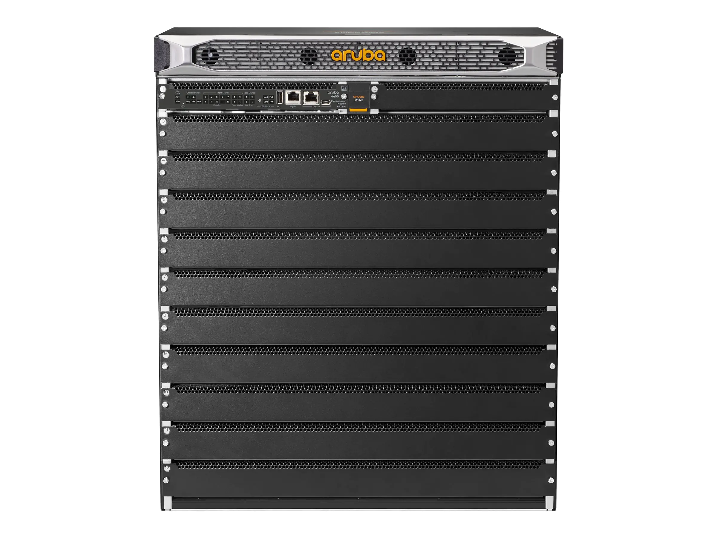 HPE Aruba 6410 v2 - Switch - L3 - managed - an Rack montierbar - PoE+ - für P/N: R0X27C, R0X38C, R0X39C, R0X40C, R0X41C, R0X42C, R0X43C