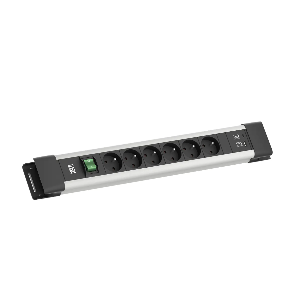 Bachmann Steckdosenleiste CONNECTUS 6xUTE 1xSchalter 1xUSB A/C 22W CEE7/7 - Steckdosenleiste BM005939