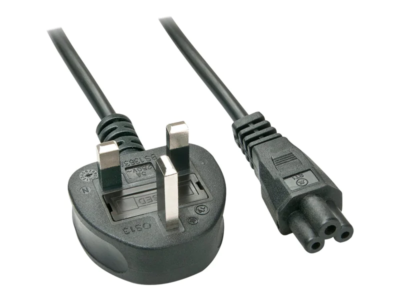 Lindy Stromkabel - IEC 60320 C5 zu BS 1363 (M) 30409
