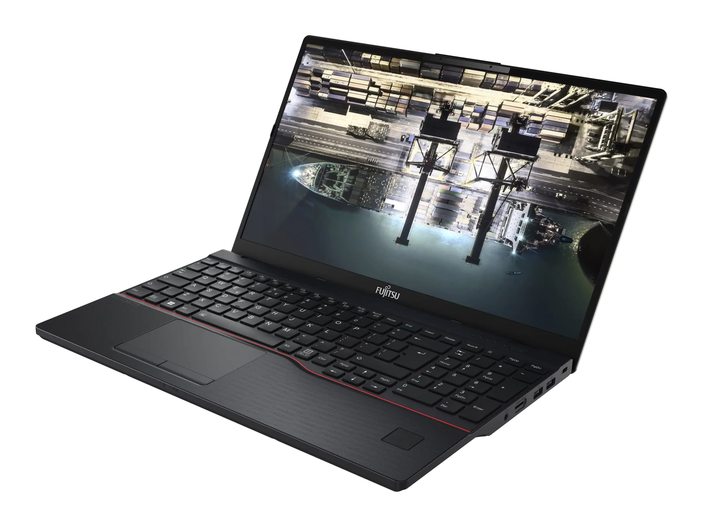 Fujitsu LIFEBOOK E5512 - Intel Core i7 1255U / 1.7 GHz - vPro Essentials - Win 11 Pro - Iris Xe Graphics - 16 GB RAM - 512 GB SSD SED, NVMe, Wert Ausdauer - 39.6 cm (15.6")