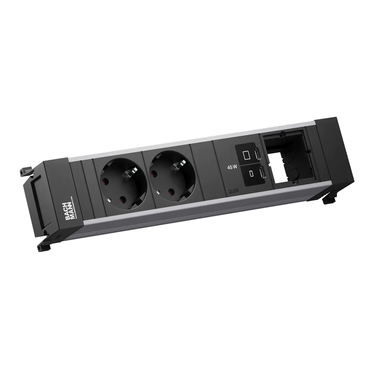 Bachmann POWER FRAME 2xCEE7/3 1xUSB C/C 45W 1xCM - Steckdosenleiste BM0024207