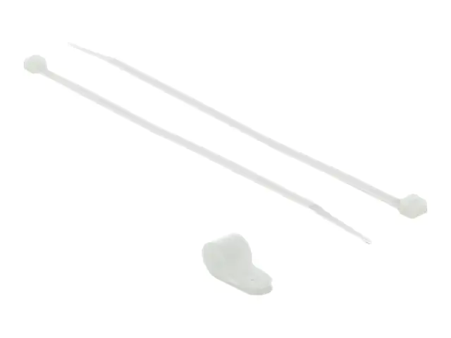 Delock Kabelbinder-Kit - 30 cm - weiß