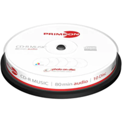Primeon CD-R 80Min/AUDIO Cakebox (10 Disc)