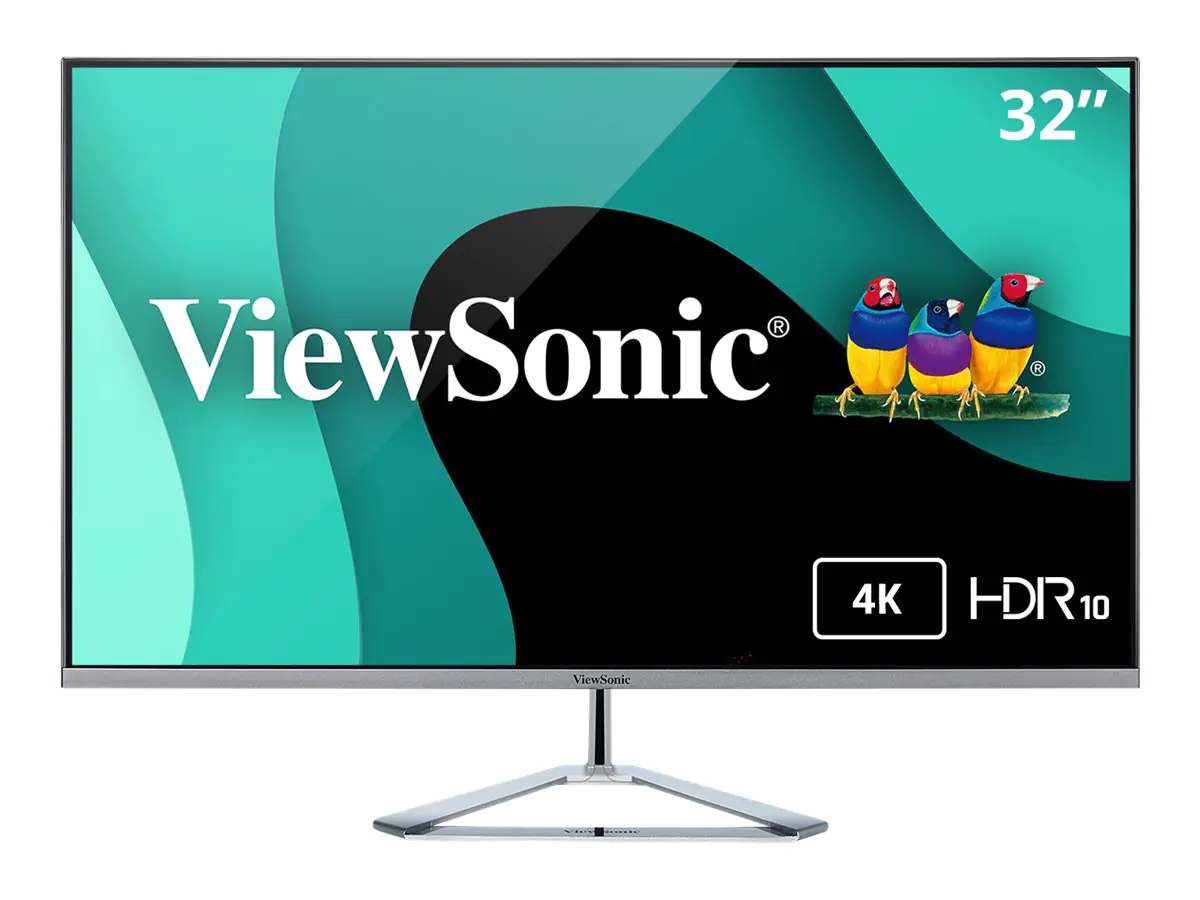 ViewSonic VX Series VX3276-4K-MHD - 81,3 cm (32 Zoll) - 3840 x 2160 Pixel - 4K Ultra HD - LED - 8 ms - Silber