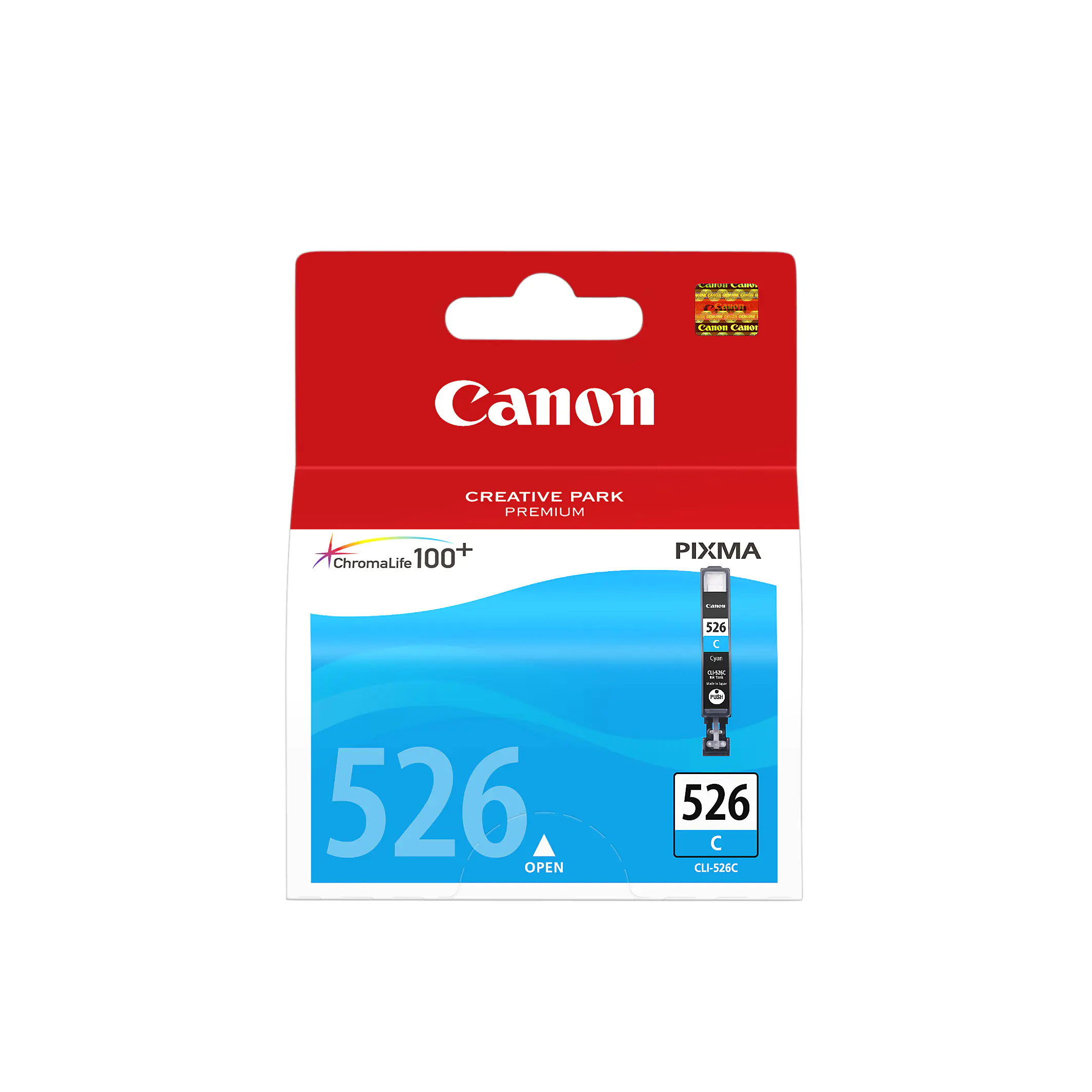 Canon CLI-526C - 9 ml - Cyan - Original - Tintenbehälter - für PIXMA iP4950, iX6550, MG5250, MG5350, MG6150, MG6250, MG8150, MG8250, MX715, MX885, MX895 Canon CLI-526C - 9 ml - Cyan - Original - Tintenbehälter - für PIXMA iP4950, iX6550, MG5250, MG5350, MG6150, MG6250, MG8150, MG8250, MX715, MX885, MX895