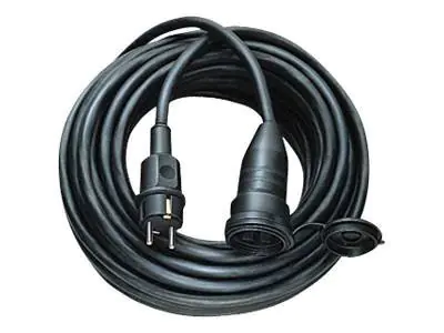 brennenstuhl H05RR-F 3G1,5 - Spannungsversorgungs-Verlängerungskabel - 5 m - Schwarz