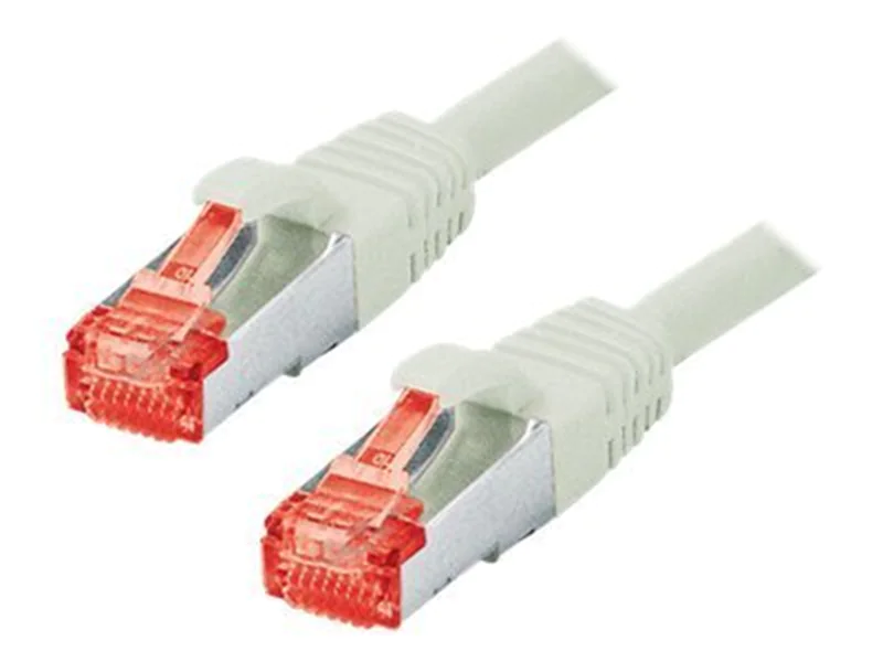 exertis Connect - Patch-Kabel - RJ-45 (M) zu RJ-45 (M) - 2 m - SFTP - CAT 6 - halogenfrei - Grau exertis Connect - Patch-Kabel - RJ-45 (M) zu RJ-45 (M) - 2 m - SFTP - CAT 6 - halogenfrei - Grau