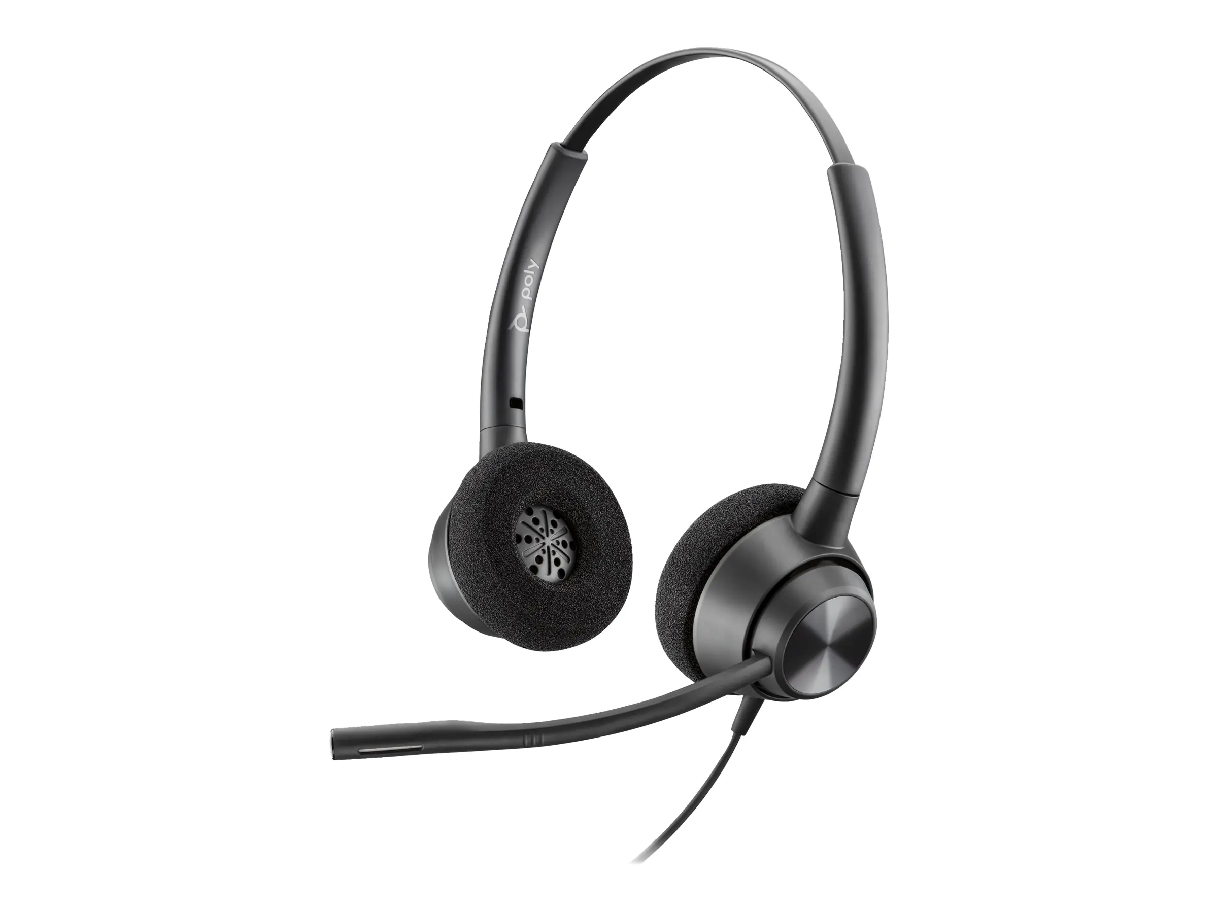 Poly EncorePro 320 - EncorePro 300 series - Headset - On-Ear - kabelgebunden - Quick Disconnect - Schwarz - TAA-konform - Zertifiziert für Skype für Unternehmen Poly EncorePro 320 - EncorePro 300 series - Headset - On-Ear - kabelgebunden - Quick Disconnect - Schwarz - TAA-konform - Zertifiziert für Skype für Unternehmen