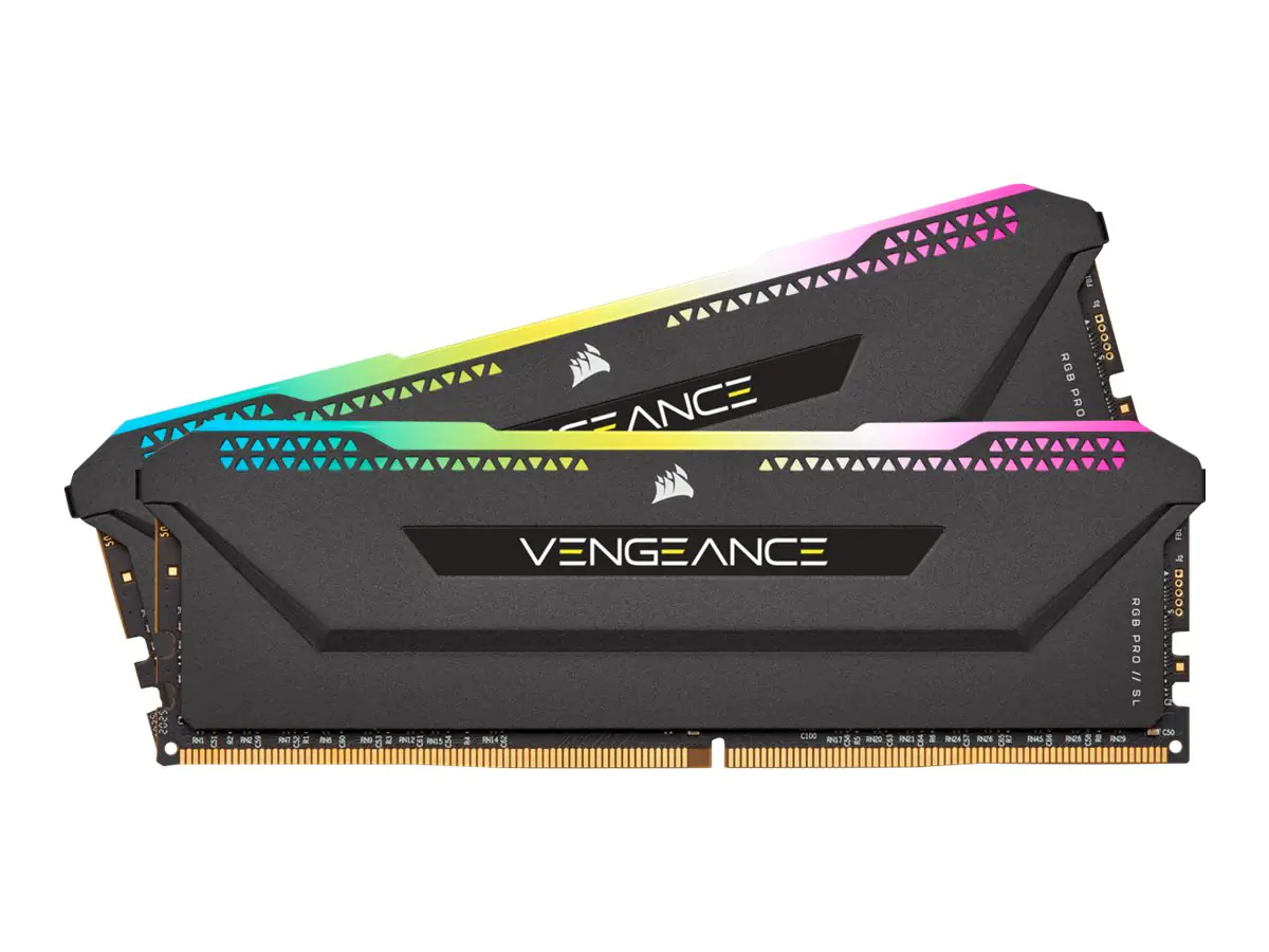 CORSAIR Vengeance RGB PRO SL - DDR4 - Kit - 32 GB: 2 x 16 GB - DIMM 288-PIN - 3600 MHz / PC4-28800 - CL18 - 1.35 V - ungepuffert - non-ECC - Schwarz CORSAIR Vengeance RGB PRO SL - DDR4 - Kit - 32 GB: 2 x 16 GB - DIMM 288-PIN - 3600 MHz / PC4-28800 - CL18 - 1.35 V - ungepuffert - non-ECC - Schwarz