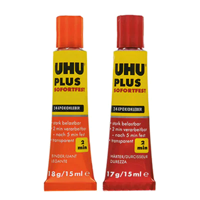 UHU® Zweikomponentenkleber PLUS SOFORTFEST 5min 35g UHU® Zweikomponentenkleber PLUS SOFORTFEST 5min 35g
