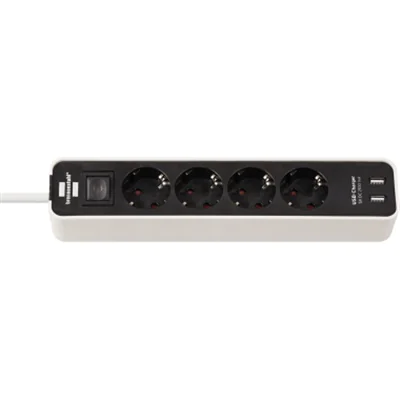 brennenstuhl Steckdosenleiste Ecolor 1153240026 4fach +2xUSB ws brennenstuhl Steckdosenleiste Ecolor 1153240026 4fach +2xUSB ws