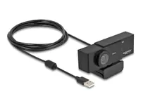 Delock - Webcam - Farbe - 8,3 MP - 3840 x 2160 - Audio - USB 2.0 - MJPEG, YUY2 - Gleichstrom 5 V