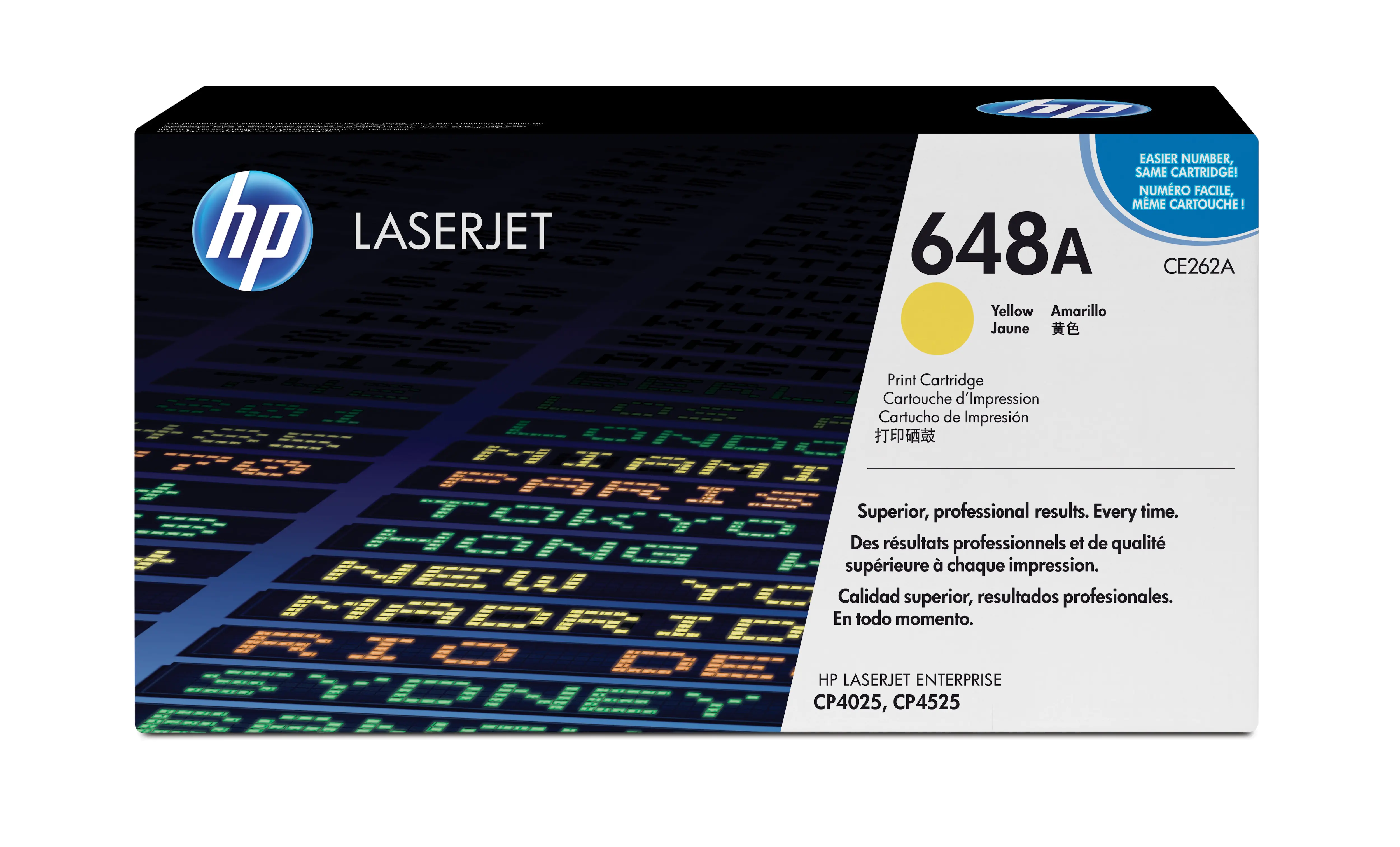HP 648A - Gelb - Original - LaserJet - Tonerpatrone (CE262A) - für Color LaserJet Enterprise CP4025dn, CP4025n, CP4525dn, CP4525n, CP4525xh HP 648A - Gelb - Original - LaserJet - Tonerpatrone (CE262A) - für Color LaserJet Enterprise CP4025dn, CP4025n, CP4525dn, CP4525n, CP4525xh