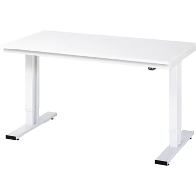 RAU Arbeitstisch Adlatus 300 1.500 x 720-1.120 x 800 mm (B x H x T) lichtgrau