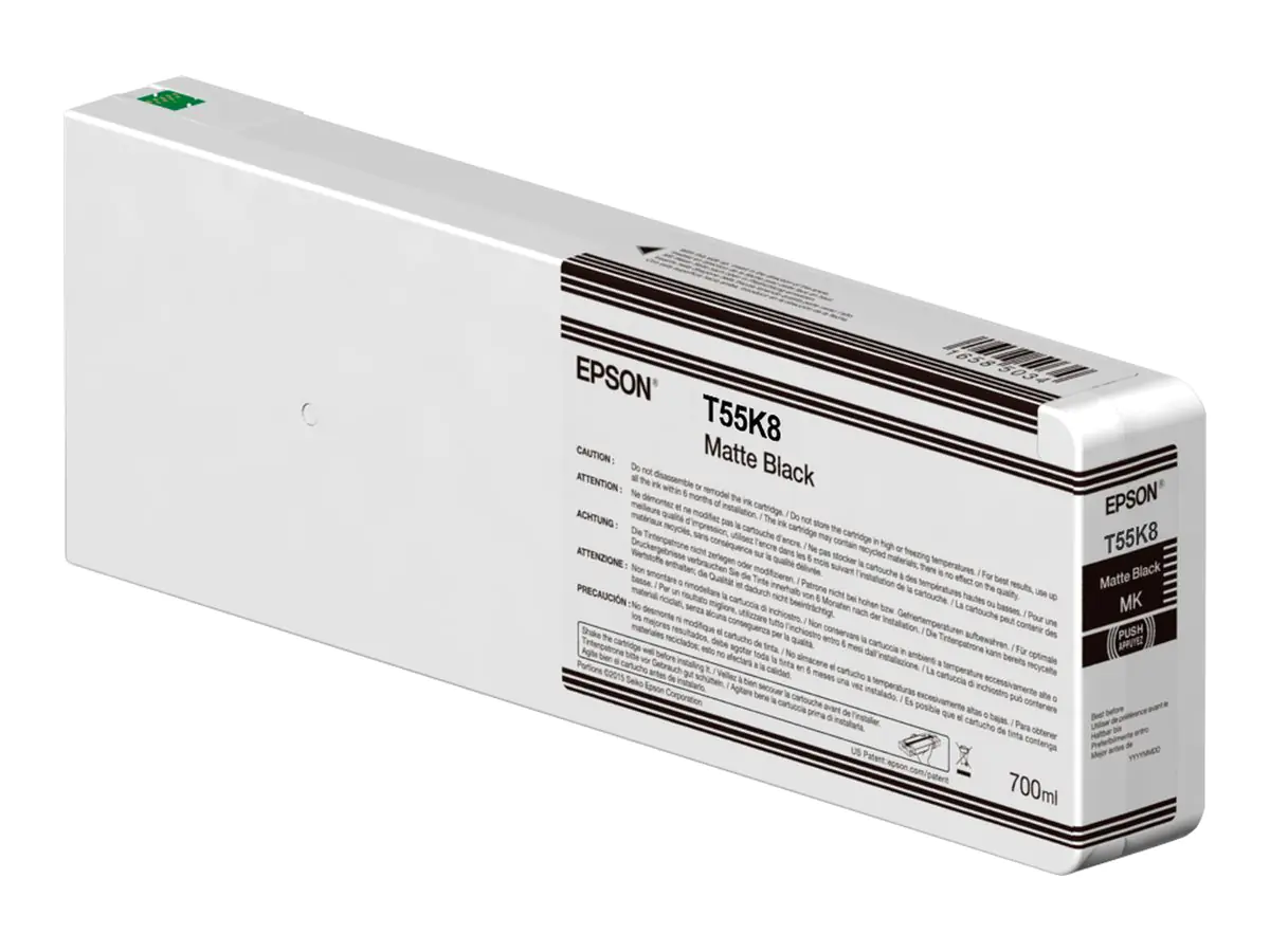 Epson T55K8 - 700 ml - mattschwarz - original - Tintenpatrone