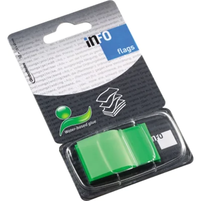 InFO Flags Heftstreifen 7727-99 25x43mm 50Streifen grün InFO Flags Heftstreifen 7727-99 25x43mm 50Streifen grün