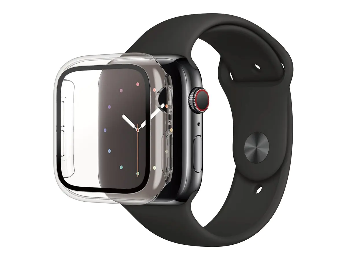 PanzerGlass - Bildschirmschutz für Smartwatch - komplettes Gehäuse - Glas - Rahmenfarbe schwarz - für Apple Watch Hermès Series 9, Series 10, Series 8, Series 9, Ultra, Ultra 2