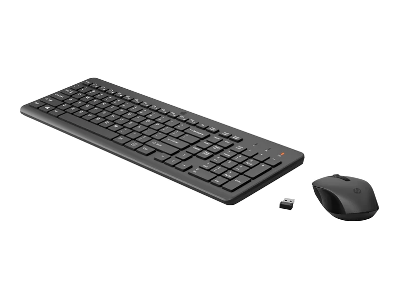 HP 330 - Tastatur-und-Maus-Set - kabellos - 2.4 GHz - Deutsch - Schwarz - für HP 21, 22, 24, 27; Laptop 15, 15s, 17; Pavilion 24, 27, TP01; Pavilion Laptop 14, 15 HP 330 - Tastatur-und-Maus-Set - kabellos - 2.4 GHz - Deutsch - Schwarz - für HP 21, 22, 24, 27; Laptop 15, 15s, 17; Pavilion 24, 27, TP01; Pavilion Laptop 14, 15